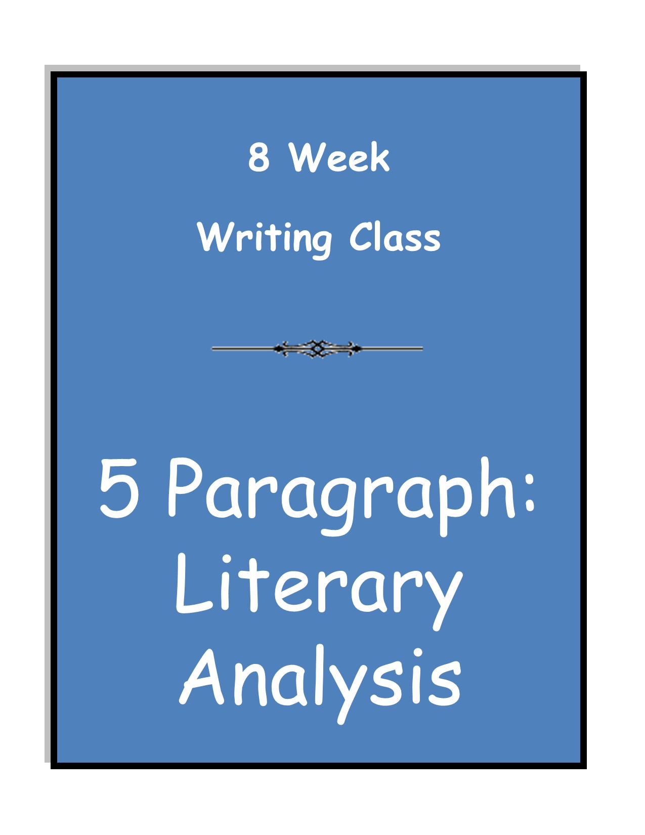 5 Paragraph Literary Analysis - Online Scribblers