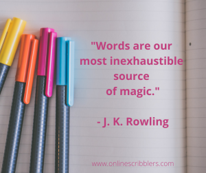 quotation about the magic of words