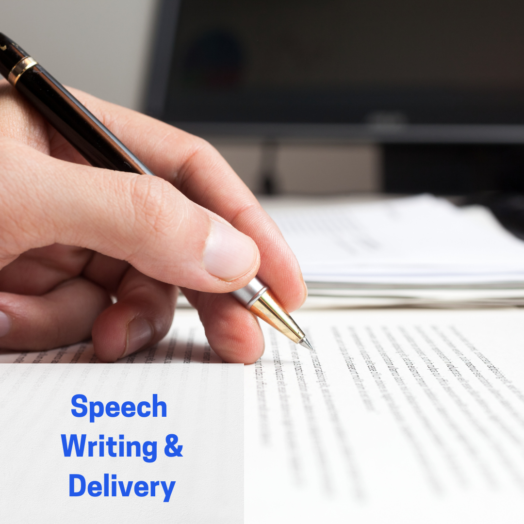 Speech Writing & Delivery