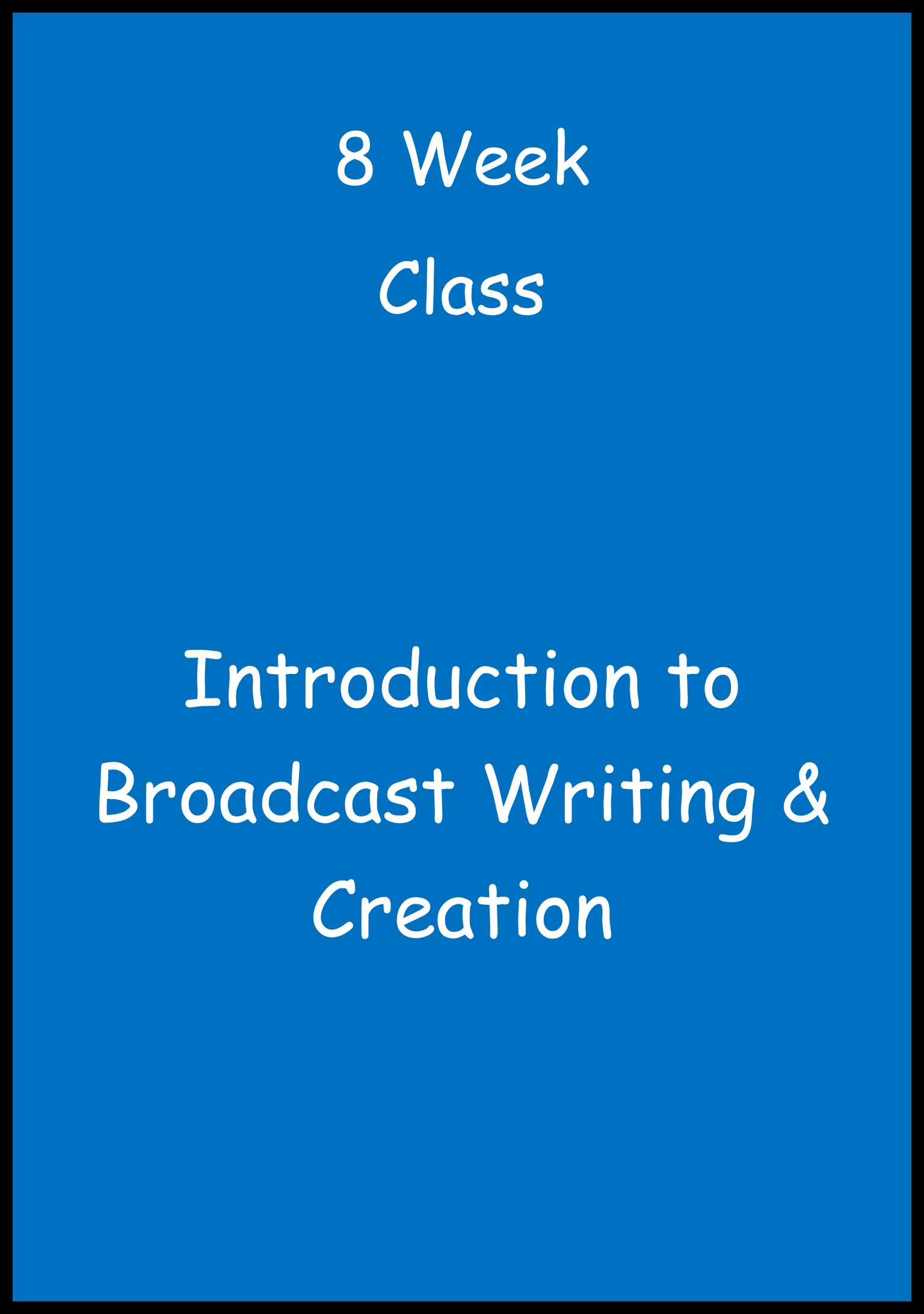 Broadcast Journalism Course